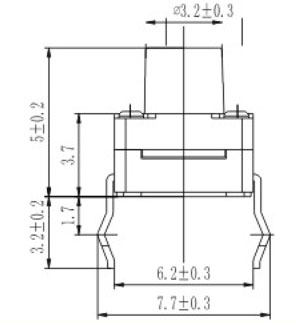 密封型開(kāi)關(guān)結(jié)構(gòu)圖